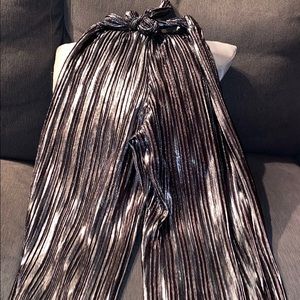 Zara metallic pants